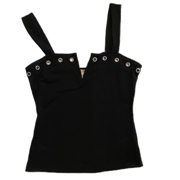 Express V Grommet Tank Top - Picture 2 of 3